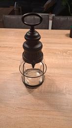 Sfeervolle Lantaren, Ophalen, Zwart, Zo goed als nieuw, Metaal