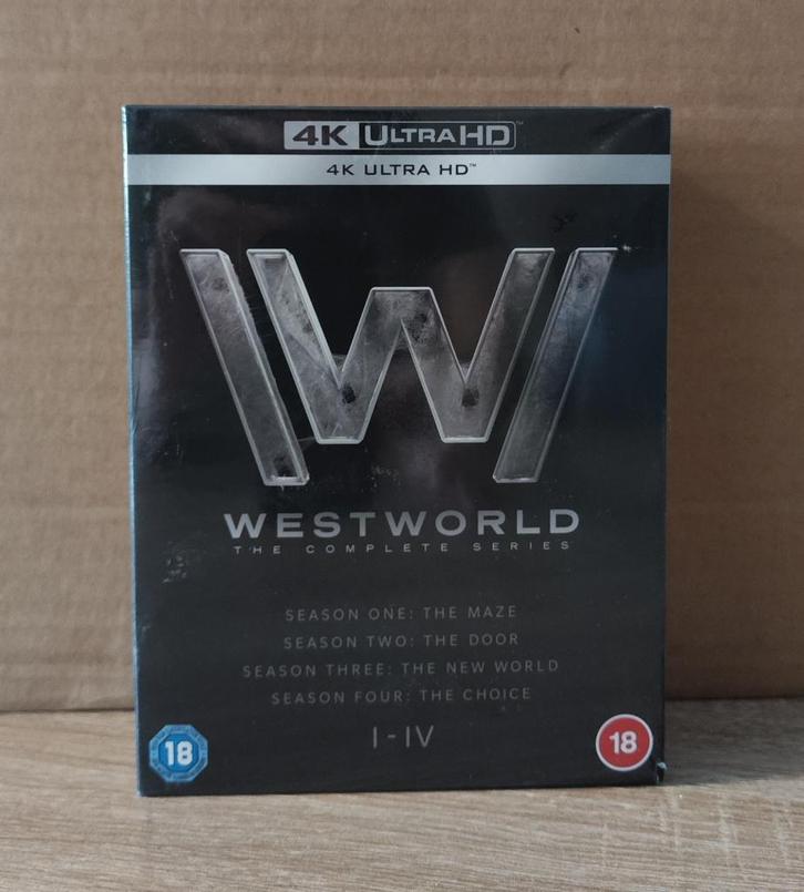 Westworld - Tbe Complete Series 4K UHD, Cd's en Dvd's, Blu-ray, Nieuw in verpakking, Tv en Series, Boxset, Ophalen of Verzenden