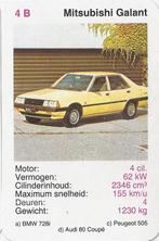 C297 autokaartje 4b - mitsubishi galant, Verzenden, Zo goed als nieuw, Auto's