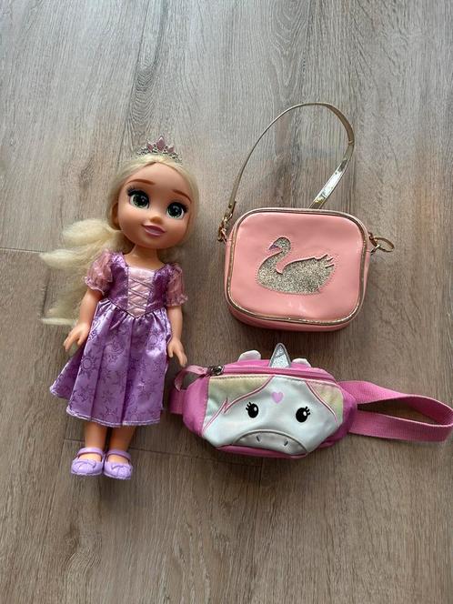 Rapunzel pop met heuptasje prinses Mimi, zwanentas efteling, Kinderen en Baby's, Speelgoed | Poppen, Ophalen of Verzenden