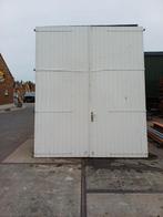 Staldeuren hardhout 286 breed, Doe-het-zelf en Verbouw, Ophalen, Zo goed als nieuw, Buitendeur, 200 tot 215 cm