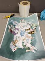 Dominic Murphy - Mad tea party - waterverf, Antiek en Kunst, Kunst | Schilderijen | Klassiek, Ophalen of Verzenden