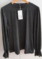 Glittertop, Kleding | Dames, Tops, Zwart, Maat 42/44 (L), Nieuw, Ophalen of Verzenden