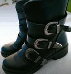 Schoenen dames, Zwart, Lage of Enkellaarzen, Ophalen of Verzenden, Zo goed als nieuw