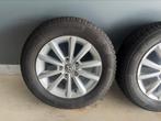 Vw Golf 15 inch velgen 5x112 Origineel winterset Conti zgan, Auto-onderdelen, Banden en Velgen, 15 inch, Banden en Velgen, 195 mm