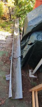 Zinken dakgoot 4+5 meter, 18 beugels, Doe-het-zelf en Verbouw, Buizen en Afvoer, Ophalen, Gebruikt, 6 meter of meer, Zink