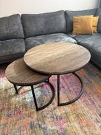 Salontafel Set 2 delige Ovale Tafels, Huis en Inrichting, Ophalen, 50 tot 100 cm, Zo goed als nieuw, Minder dan 50 cm