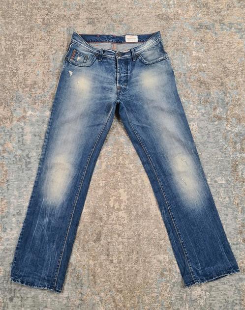 Hugo Boss HB31 W30 L32 Straight 100% katoen Bronno3032 Blauw, Kleding | Heren, Spijkerbroeken en Jeans, Zo goed als nieuw, W32 (confectie 46) of kleiner