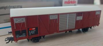 Märklin SBB/CFF gesloten goederenwagen artnr 4727 in ovp beschikbaar voor biedingen