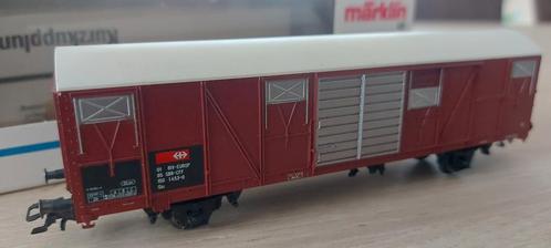 Märklin SBB/CFF gesloten goederenwagen artnr 4727 in ovp, Hobby en Vrije tijd, Modeltreinen | H0, Zo goed als nieuw, Wagon, Wisselstroom