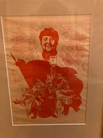 Chinese Propaganda Poster Mao Zedong Jaren 60 Zeefdruk Kunst, Antiek en Kunst, Kunst | Litho's en Zeefdrukken, Ophalen