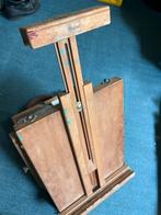 Perfecte staat meeneem Houten Ezel met Verfdoos, Hobby en Vrije tijd, Schilderen, Ophalen of Verzenden, Gebruikt, Ezel