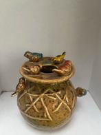Daan Kromhout Vogel Vaasje - 12 cm, Gebruikt, Overige kleuren, Aardewerk of Porselein, Ophalen of Verzenden
