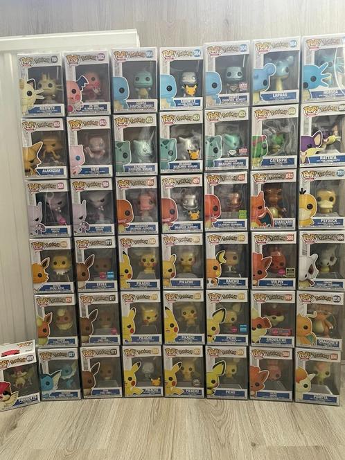 Complete Pokémon Funko Pop Collectie (43 stuks) – Zeldzaa, Verzamelen, Complete verzamelingen en Collecties, Ophalen of Verzenden