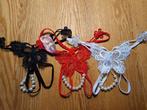 Sexy strings parels 3 stuks, Verzenden, Zwart, String