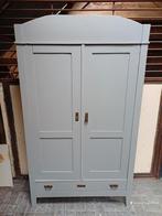 Antiek Brocante grenen meidenkast/kledingkast., Huis en Inrichting, Kasten | Kledingkasten, Ophalen, 100 tot 150 cm, Zo goed als nieuw