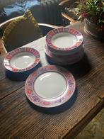 Borden oosterse Paisley print, Antiek en Kunst, Antiek | Servies los, Ophalen of Verzenden