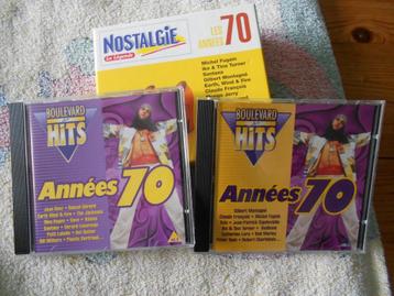 2 CD nostalgie jaren 70 Boulevard des hits beschikbaar voor biedingen