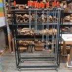 Rek voor lijmklemmen groot, Ophalen