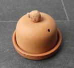 Knoflookpotje terracotta knoflook poffer potje, Ophalen of Verzenden, Gebruikt