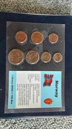 Noorwegen unc munten in blister, Postzegels en Munten, Munten | Europa | Niet-Euromunten, Ophalen of Verzenden, Overige landen