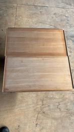 Teak tafel inclusief poot en voetplaat boot - Boottafel, Huis en Inrichting, Tafels | Eettafels, Ophalen, 50 tot 100 cm, Nieuw