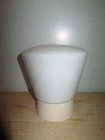 Vintage melkglas plafondlamp, Ophalen of Verzenden, Gebruikt, Glas