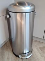 Simplehuman Retro Pedaalemmer 30 L RVS Zilver, Huis en Inrichting, Ophalen, Gebruikt, Met pedaal, 50 tot 75 cm