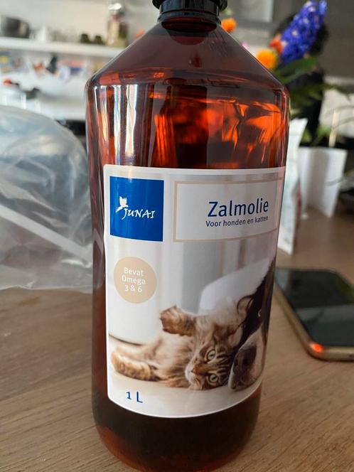 Noorde zalmolie hond/kat 1 liter, Dieren en Toebehoren, Dierenvoeding, Hond, Ophalen