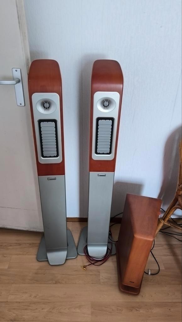 Infinity Cascade Topklasse Speakers, Audio, Tv en Foto, Luidsprekers, Gebruikt, Front, Rear of Stereo speakers, 120 watt of meer