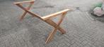 Oud eiken x tafel onderstel, Ophalen, 50 tot 100 cm, Zo goed als nieuw, 150 tot 200 cm