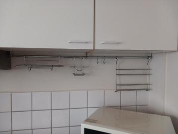 Rvs hang keuken rek, keukenrol, kruiden etc 121cm ehv geldro beschikbaar voor biedingen
