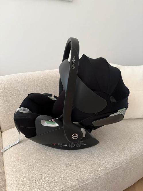 Cybex cloud T + autostoel - sepiablack & Cybex base T, Kinderen en Baby's, Autostoeltjes, Zo goed als nieuw, Overige merken, 0 t/m 13 kg