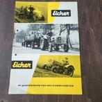 Eicher Folder - Geschiedenis Trekkerfabriek, Ophalen of Verzenden, Gelezen, Onbekend, Folder