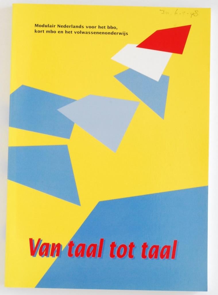 Van taal tot taal - Modulair lespakket Nederlands (1996), Boeken, Verzenden, Alpha, Zo goed als nieuw, MBO