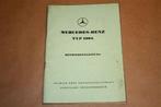 Mercedes Benz Typ 190 B - Betriebsanleitung - 1959 !!, Ophalen of Verzenden