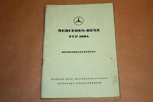 Mercedes Benz Typ 190 B - Betriebsanleitung - 1959 !!, Auto diversen, Handleidingen en Instructieboekjes, Ophalen of Verzenden