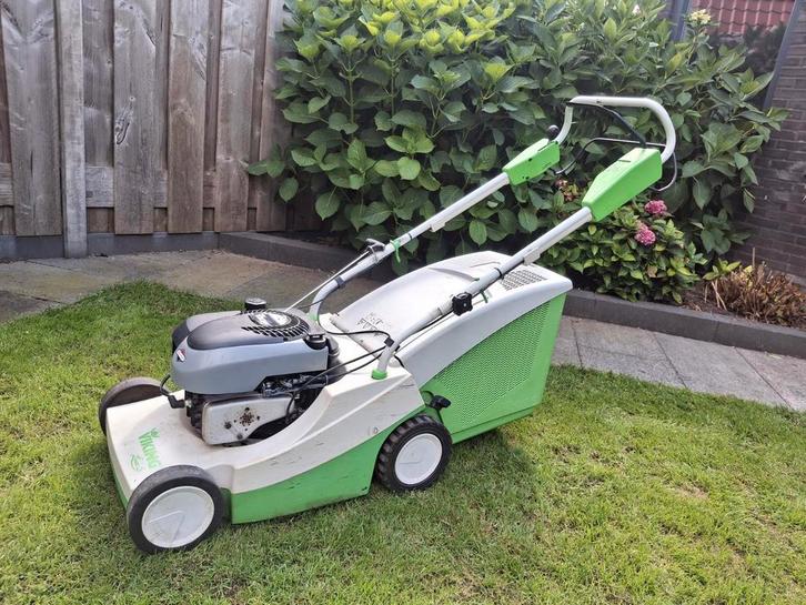 Viking Benzine Grasmaaier, Tuin en Terras, Grasmaaiers, Gebruikt, Benzine-grasmaaier, 40 t/m 49 cm, Cirkelmaaier, Opvangzak, Ophalen