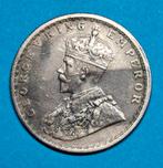 India 1/2 rupee 1913, Postzegels en Munten, Munten | Azië, Verzenden, Zuid-Azië, Losse munt, Zilver