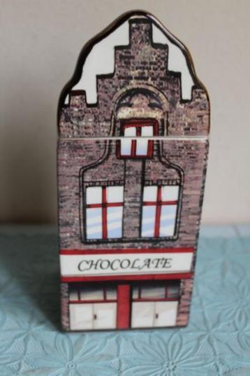 Chocolatier Grachtenhuisje - voorraaddoos beschikbaar voor biedingen