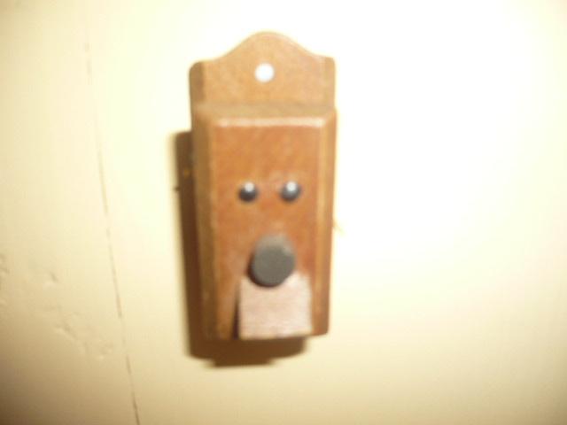 Mie18<>houten wandtelefoon, Ophalen of Verzenden, Zo goed als nieuw, Poppenhuis