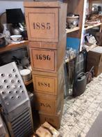 Vintage Stalen Kisten - Diversen, Ophalen, Minder dan 50 cm, Gebruikt, Minder dan 50 cm