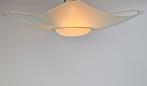 Vintage vibea quadra ice plafondlamp wit glas brass murano, Huis en Inrichting, Lampen | Plafondlampen, N, N, Ophalen of Verzenden