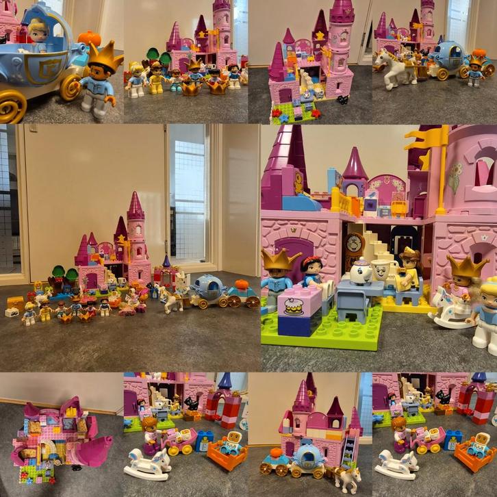 Duplo disney prinsses kasteel met veel extras!, Kinderen en Baby's, Speelgoed | Duplo en Lego, Zo goed als nieuw, Duplo, Ophalen of Verzenden