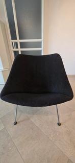 Artifort Oyster Lounge Stoel - Pierre Paulin - Jaren 60, Huis en Inrichting, Stoelen, Jaren 60, Zwart, Ophalen of Verzenden, Zo goed als nieuw
