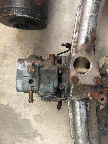 Lancia Flavia Carb. , inlaatspruitstuk en luchtfilterhuis beschikbaar voor biedingen
