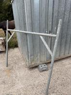 Steigerjukken te koop, Doe-het-zelf en Verbouw, Steigers, Ophalen of Verzenden, Gebruikt, Gevelsteiger, Minder dan 2 meter