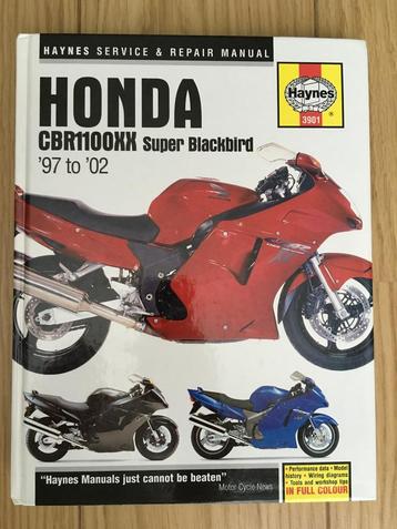 CBR 1100 XX Blackbird Haynes service en repair manuel beschikbaar voor biedingen