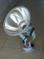 Spotlight TG7, maritieme lamp, grote spot, Ophalen, Metaal of Aluminium, Vloerspot of Grondspot, Gebruikt