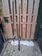 2 hengels met molen, Ophalen of Verzenden, Zo goed als nieuw, Werphengel